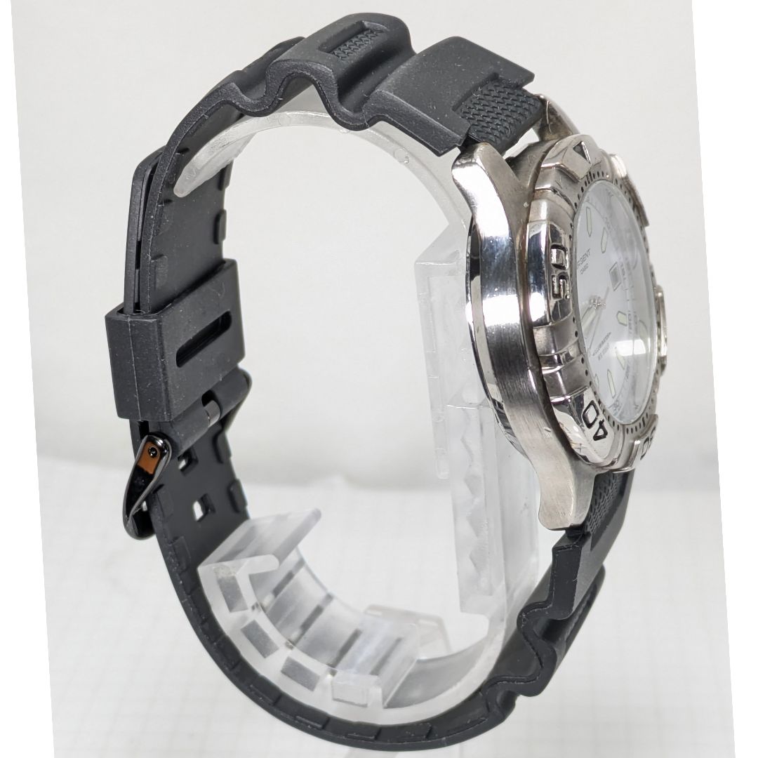 CASIO ARGENT Analog Quartz Men Diver Battery & Band Replaced Working Itemg-85