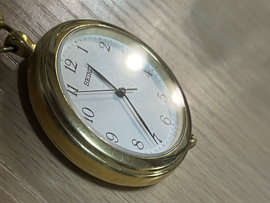 Seiko 7N01-9A00 Analog Quartz Men 98年10月製造 Pocket Watch