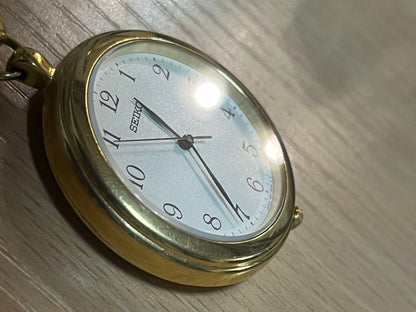 Seiko 7N01-9A00 Analog Quartz Men 98年10月製造 Pocket Watch