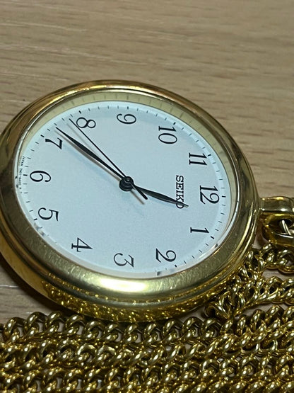 Seiko 7N01-9A00 Analog Quartz Men 98年10月製造 Pocket Watch