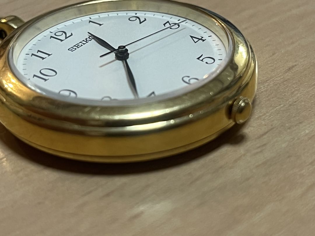 Seiko 7N01-9A00 Analog Quartz Men 98年10月製造 Pocket Watch