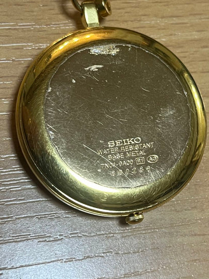 Seiko 7N01-9A00 Analog Quartz Men 98年10月製造 Pocket Watch