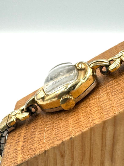 Elgin Analog Mechanical (Manual) Women 10Krgp Manual Winding Watch For Parts