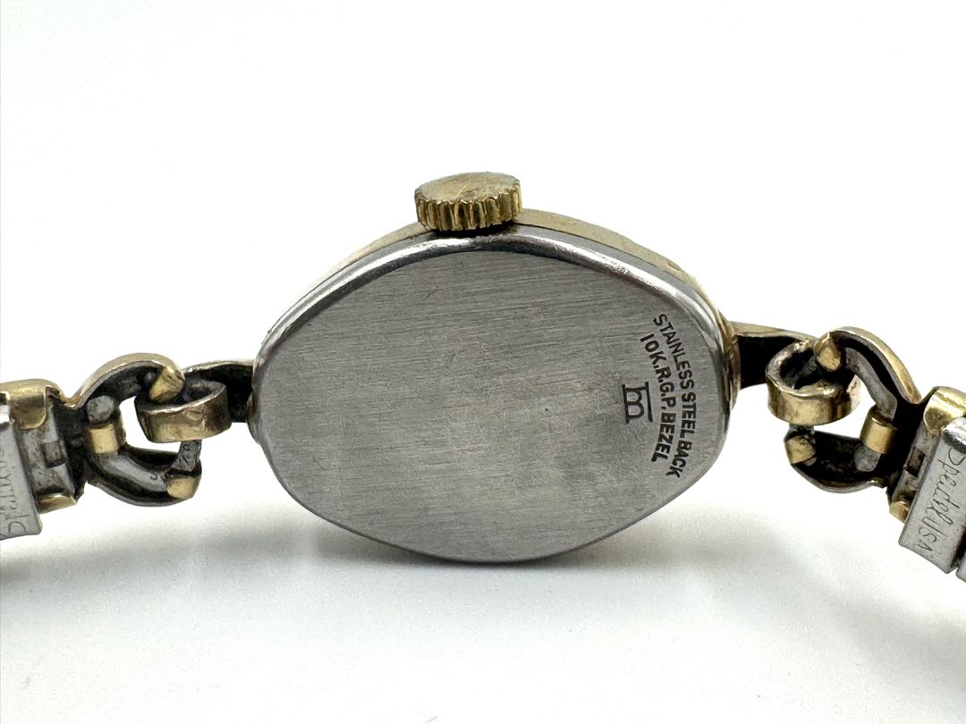Elgin Analog Mechanical (Manual) Women 10Krgp Manual Winding Watch For Parts