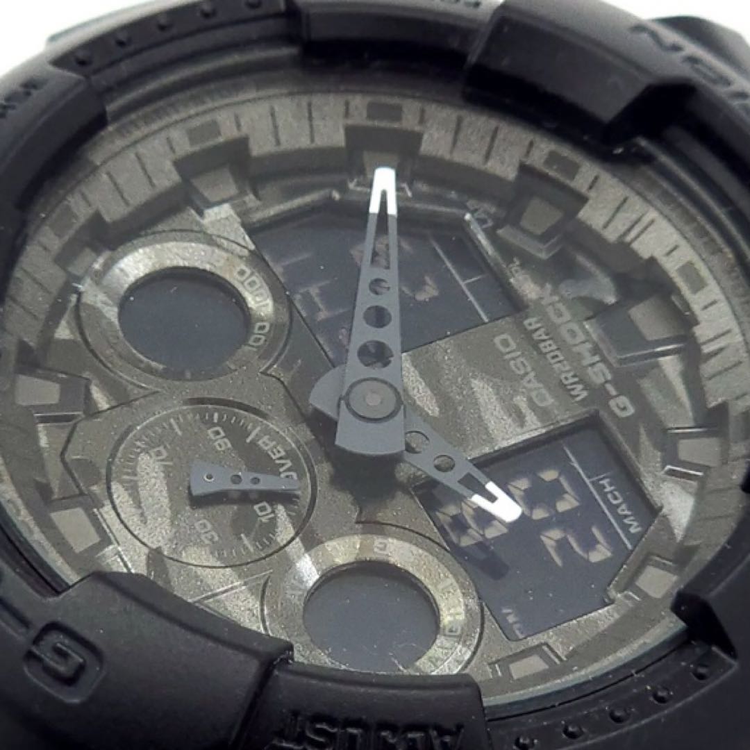 G-shock GA GA-100CF Digital-Analog Quartz Men -100Cf ジーショック -100 迷彩 ミリタリーブラック