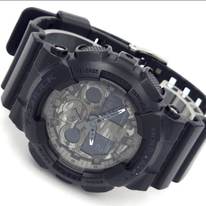 G-shock GA GA-100CF Digital-Analog Quartz Men -100Cf ジーショック -100 迷彩 ミリタリーブラック