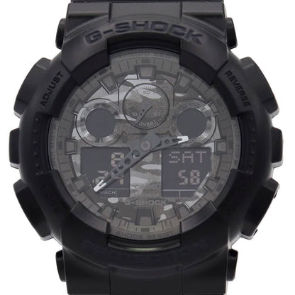 G-shock GA GA-100CF Digital-Analog Quartz Men -100Cf ジーショック -100 迷彩 ミリタリーブラック