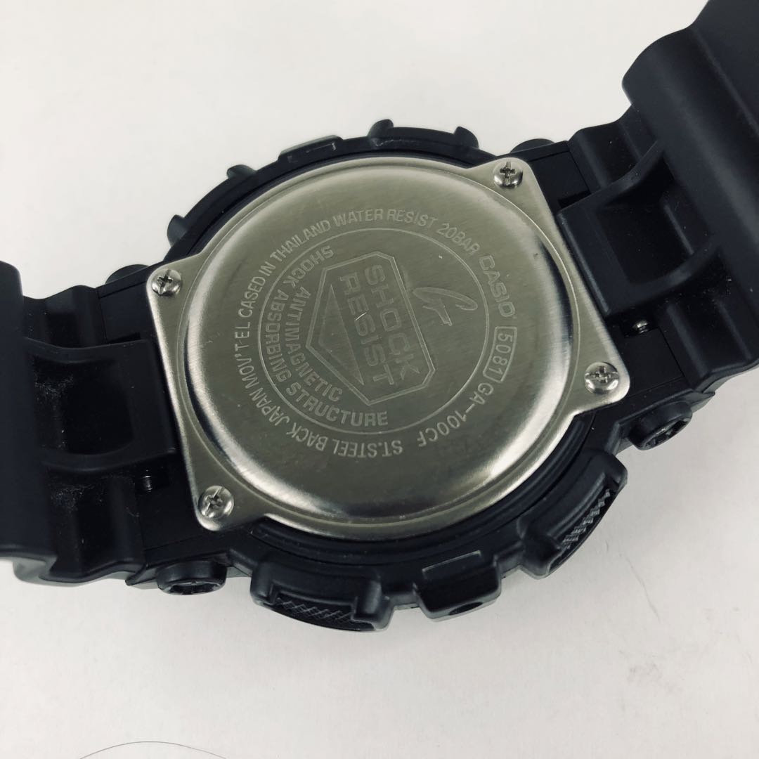 G-shock GA GA-100CF Digital-Analog Quartz Men -100Cf ジーショック -100 迷彩 ミリタリーブラック