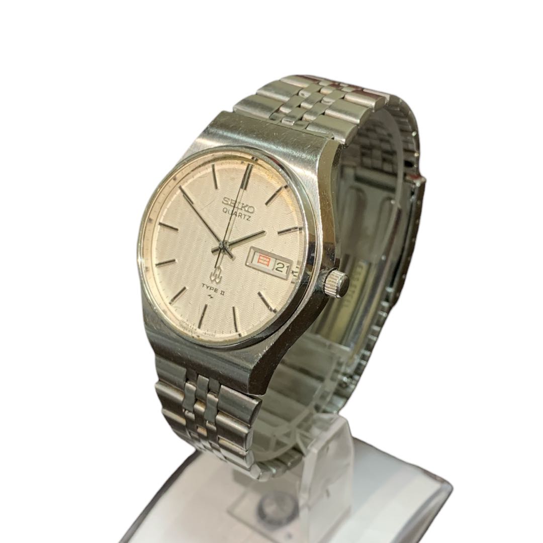 Seiko TYPE2 4316-8000 Analog Quartz Men Type II Watch For Parts / Junk