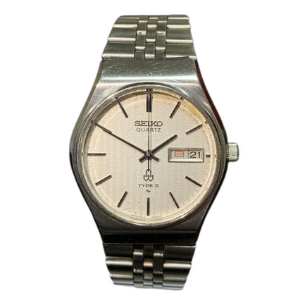 Seiko TYPE2 4316-8000 Analog Quartz Men Type II Watch For Parts / Junk