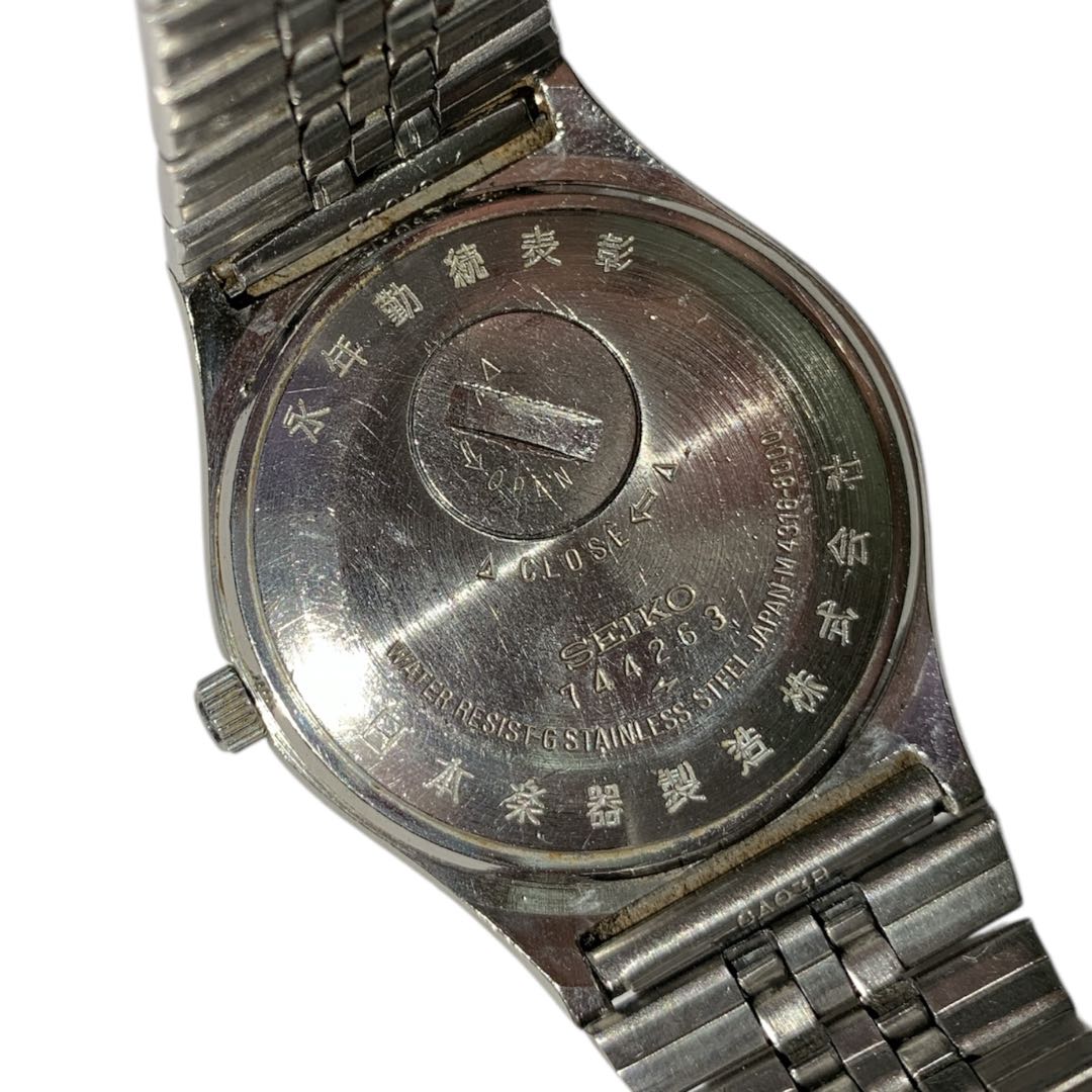 Seiko TYPE2 4316-8000 Analog Quartz Men Type II Watch For Parts / Junk