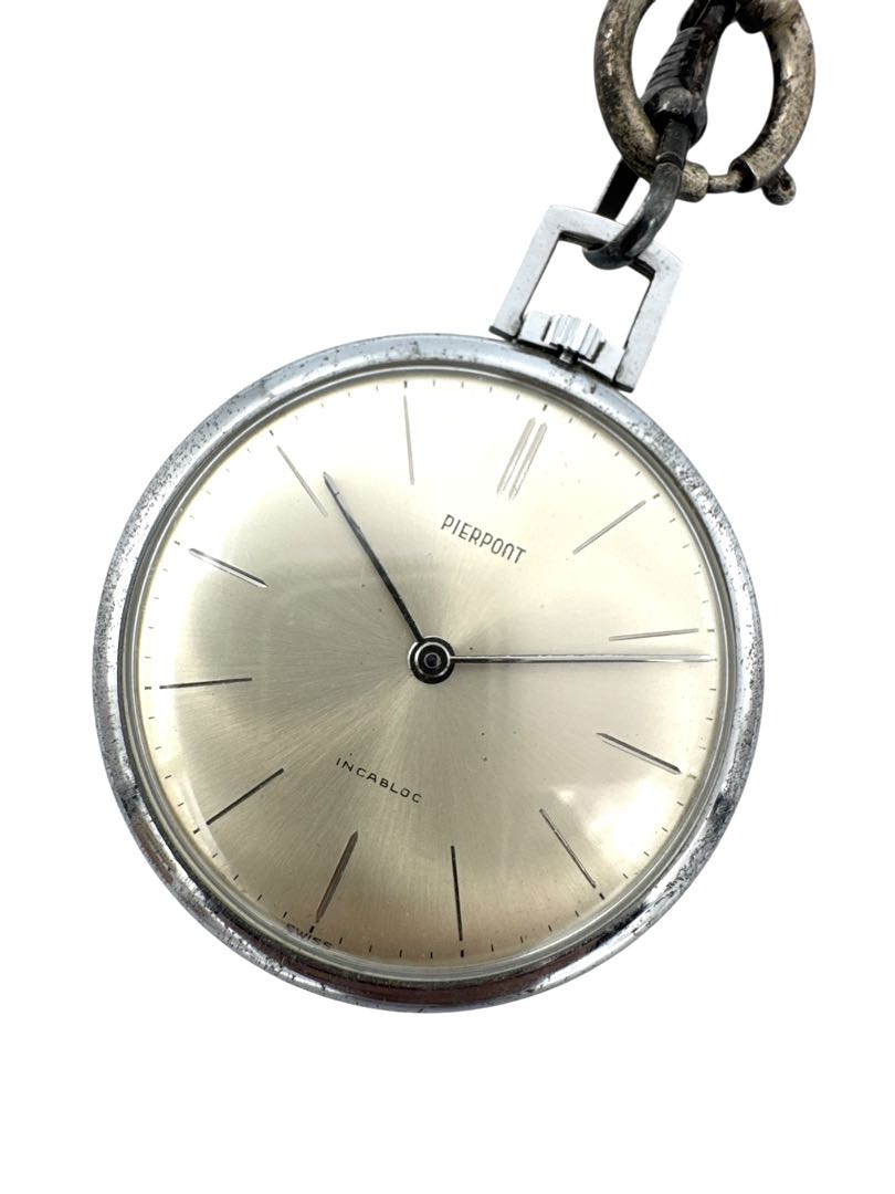Pierpont Analog Mechanical (Manual) Men Pocket Watch Manual Winding For Parts