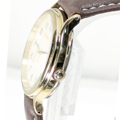 Seiko Analog Quartz Men Battery & Band Replaced Working Item