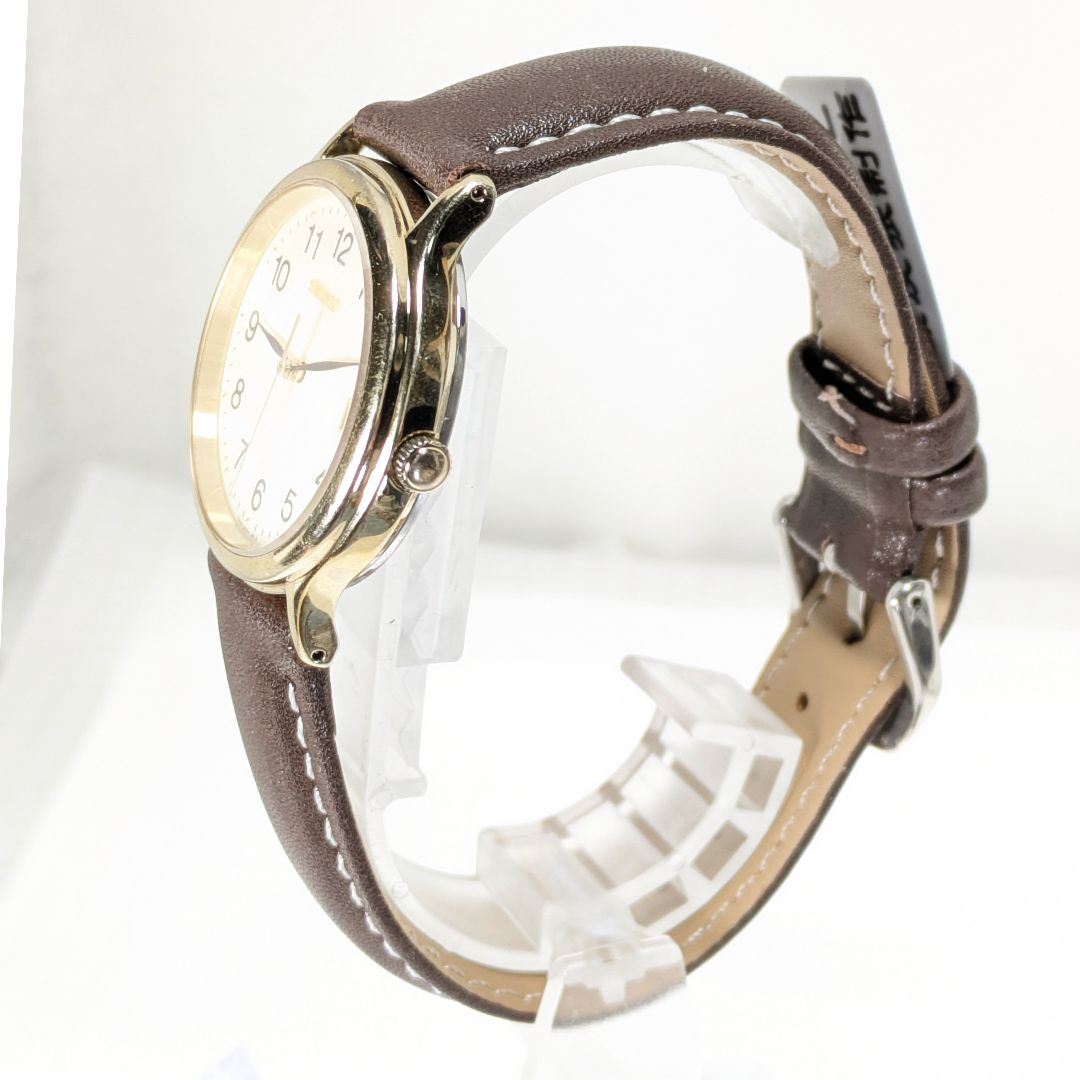 Seiko Analog Quartz Men Battery & Band Replaced Working Item