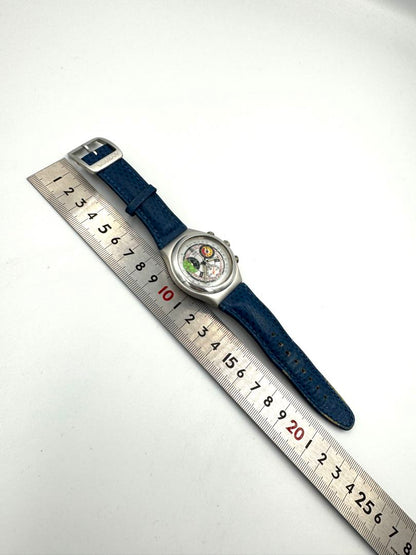 Swatch Irony Special Box Swagmen Set YZS02 YCS1002 Analog Quartz Unisex Men Chronograph Watch For Parts