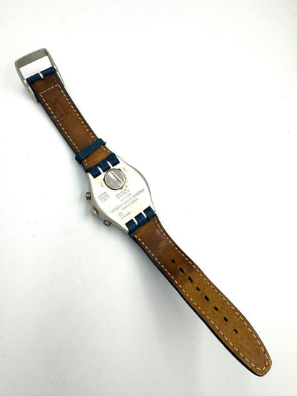 Swatch Irony Special Box Swagmen Set YZS02 YCS1002 Analog Quartz Unisex Men Chronograph Watch For Parts