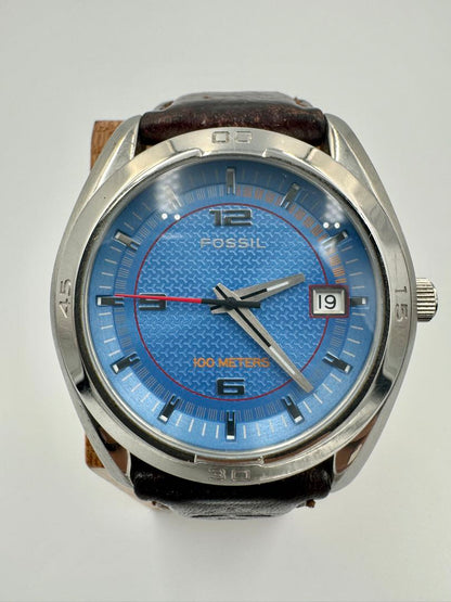 Fossil blue AM-4050 Analog Quartz Men Watch