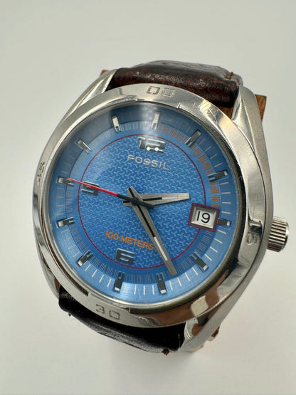 Fossil blue AM-4050 Analog Quartz Men Watch