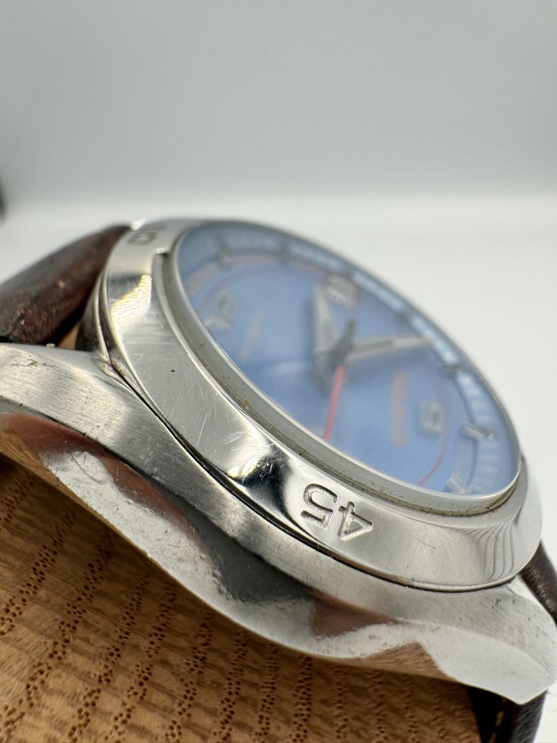 Fossil blue AM-4050 Analog Quartz Men Watch