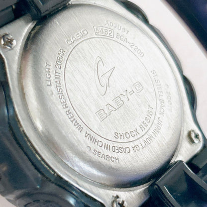 Casio Baby-G BGA-220B Digital-Analog Quartz Women ジーショック