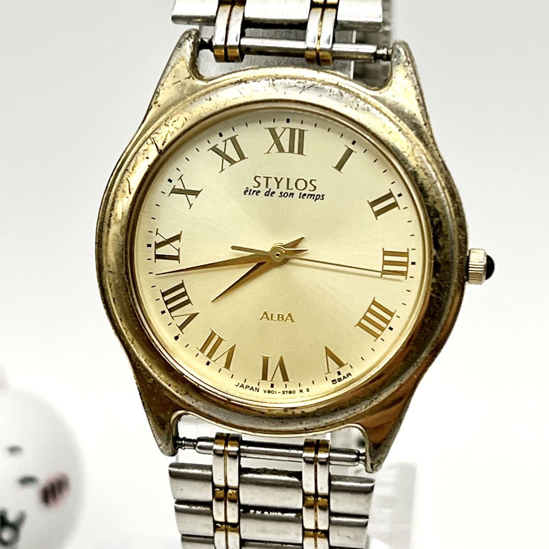 Seiko Alba Analog Quartz Women Stylos 80's Watch For Parts / Junk
