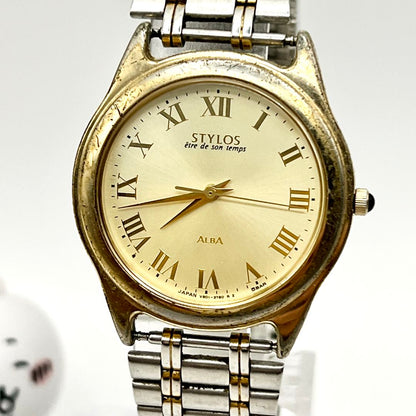 Seiko Alba Analog Quartz Women Stylos 80's Watch For Parts / Junk