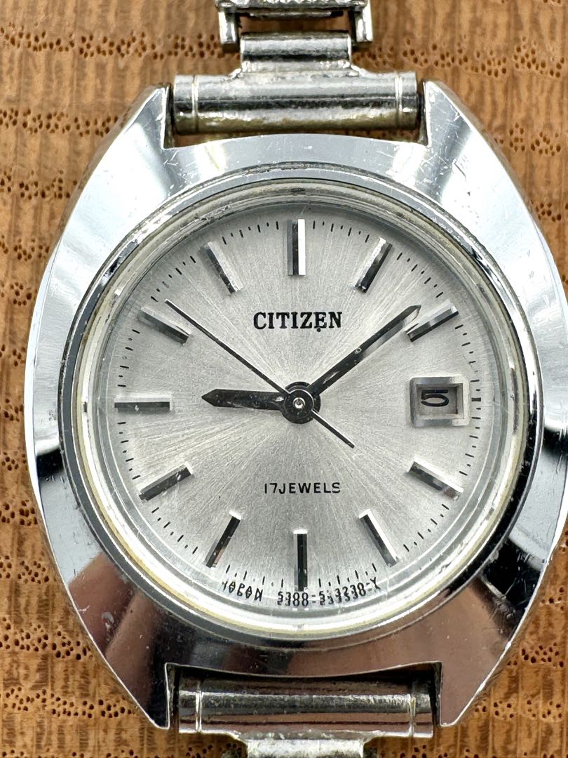 Citizen 17 Jewels Manual Wind 4-532023 TA Analog Mechanical (Manual) Women Antique Wristwatch 25Mm Case Japan
