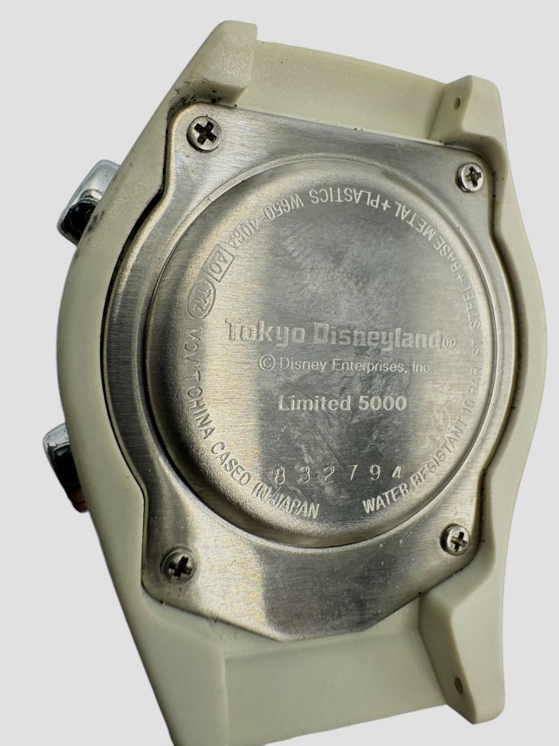 Seiko Alba Spoon Tokyo Disneyland 15th Anniversary W650-406A Digital Quartz (Battery) Unisex Adults 15Th Anniv Limited 5000 Watch As-Is