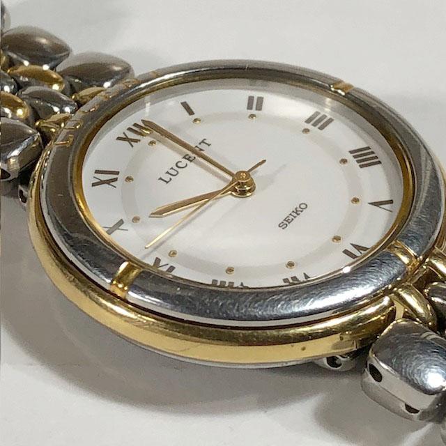 Seiko Lucent 7N01-6060 Analog Quartz Women Beautiful Vintage White Dial Working Item