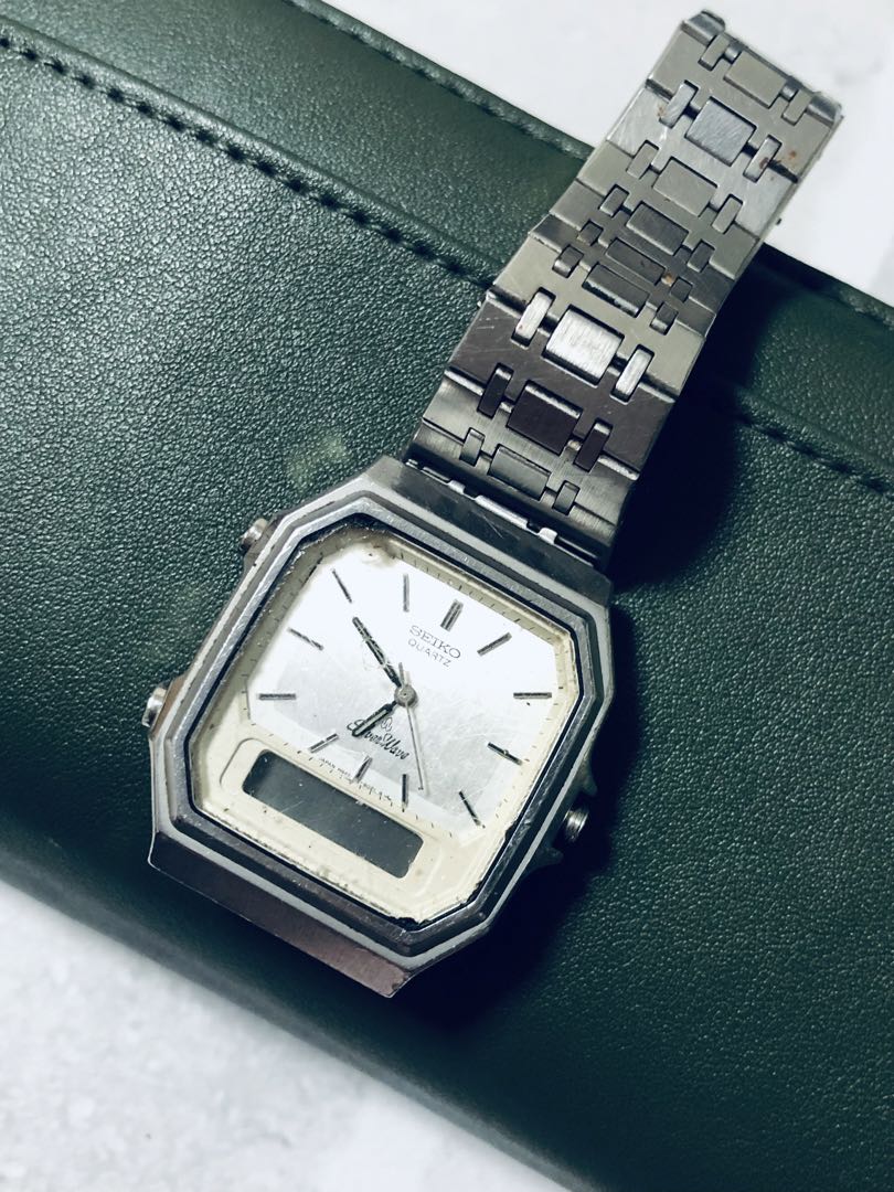 Seiko silver wave H449-5020 Analog Quartz Men