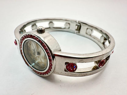 Liebel Watch Women's 23mm Crystal Accented Quartz Silver-Tone
