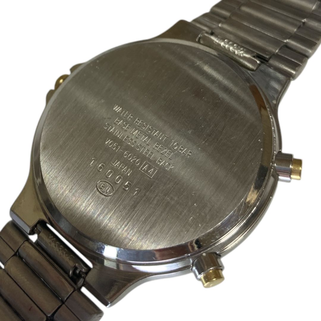 Seiko Alba Carib CARIB V051-6020 Digital-Analog Quartz Men Menwatch