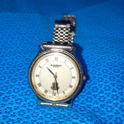 St Andrews Analog Quartz Men セント・アンドリュース セント アンドリュースscotlnd.Scareコンビ稼働美品