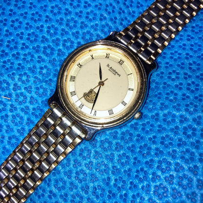 St Andrews Analog Quartz Men セント・アンドリュース セント アンドリュースscotlnd.Scareコンビ稼働美品