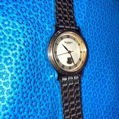 St Andrews Analog Quartz Men セント・アンドリュース セント アンドリュースscotlnd.Scareコンビ稼働美品