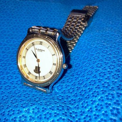 St Andrews Analog Quartz Men セント・アンドリュース セント アンドリュースscotlnd.Scareコンビ稼働美品