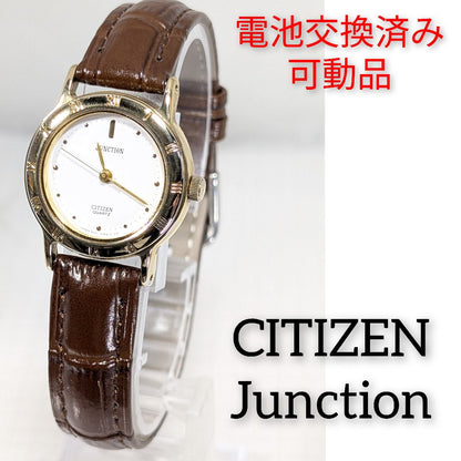 CITIZEN JUNCTION Vega VEGA Junction Analog Quartz Women Battery & Band Replaced Working Item