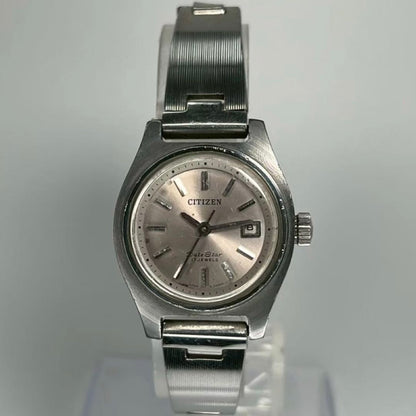Citizen Date Star Analog Mechanical (Manual) Women Rare Case Model 70S Manual Winding Watch