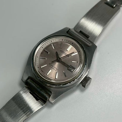 Citizen Date Star Analog Mechanical (Manual) Women Rare Case Model 70S Manual Winding Watch