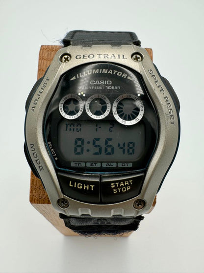 Casio GeoTrail Illuminator FT-111H Digital Men Geotrail Watch 40Mm Case Antique Condition