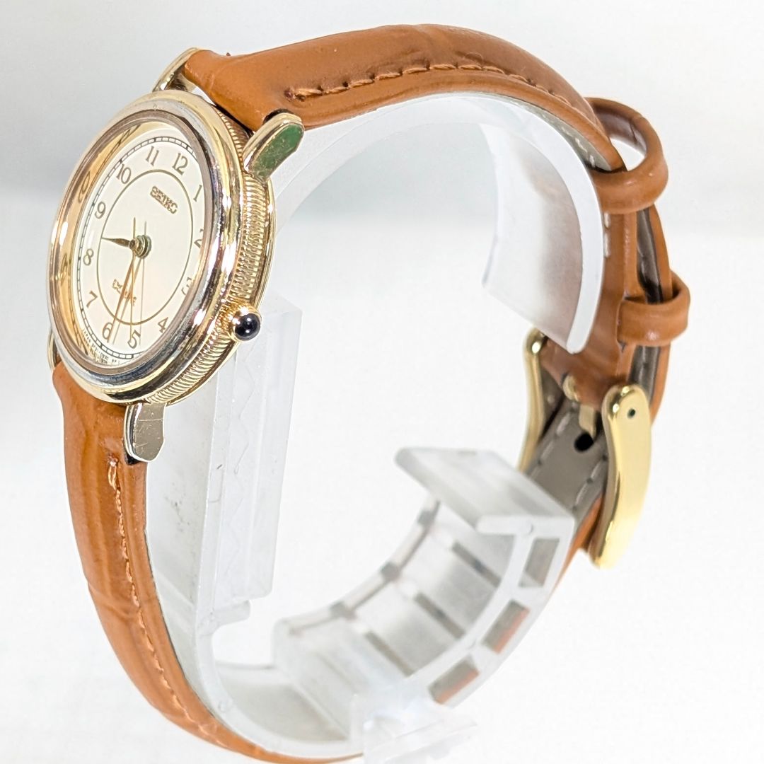 Seiko Exceline Analog Quartz Women Battery & Band Replaced Working Item