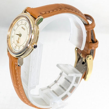 Seiko Exceline Analog Quartz Women Battery & Band Replaced Working Item
