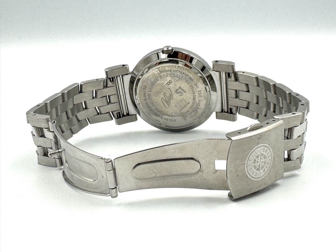 Mlb Analog Quartz Men Ichiro 2000 Hits Commemorative Seattle Mariners Watch For Parts