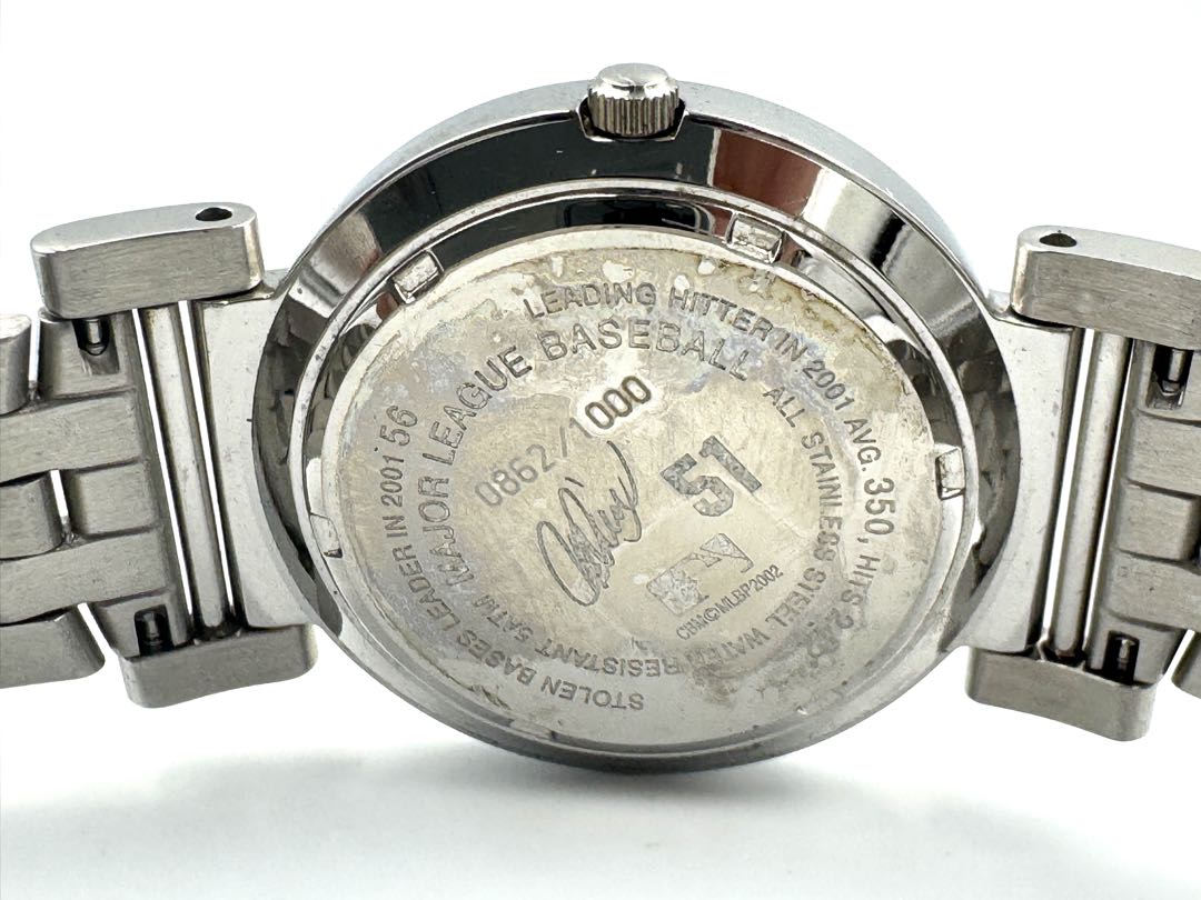 Mlb Analog Quartz Men Ichiro 2000 Hits Commemorative Seattle Mariners Watch For Parts