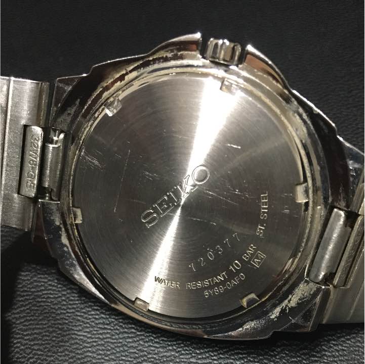 Seiko Five 5Y89-0AF0 Analog Quartz Men