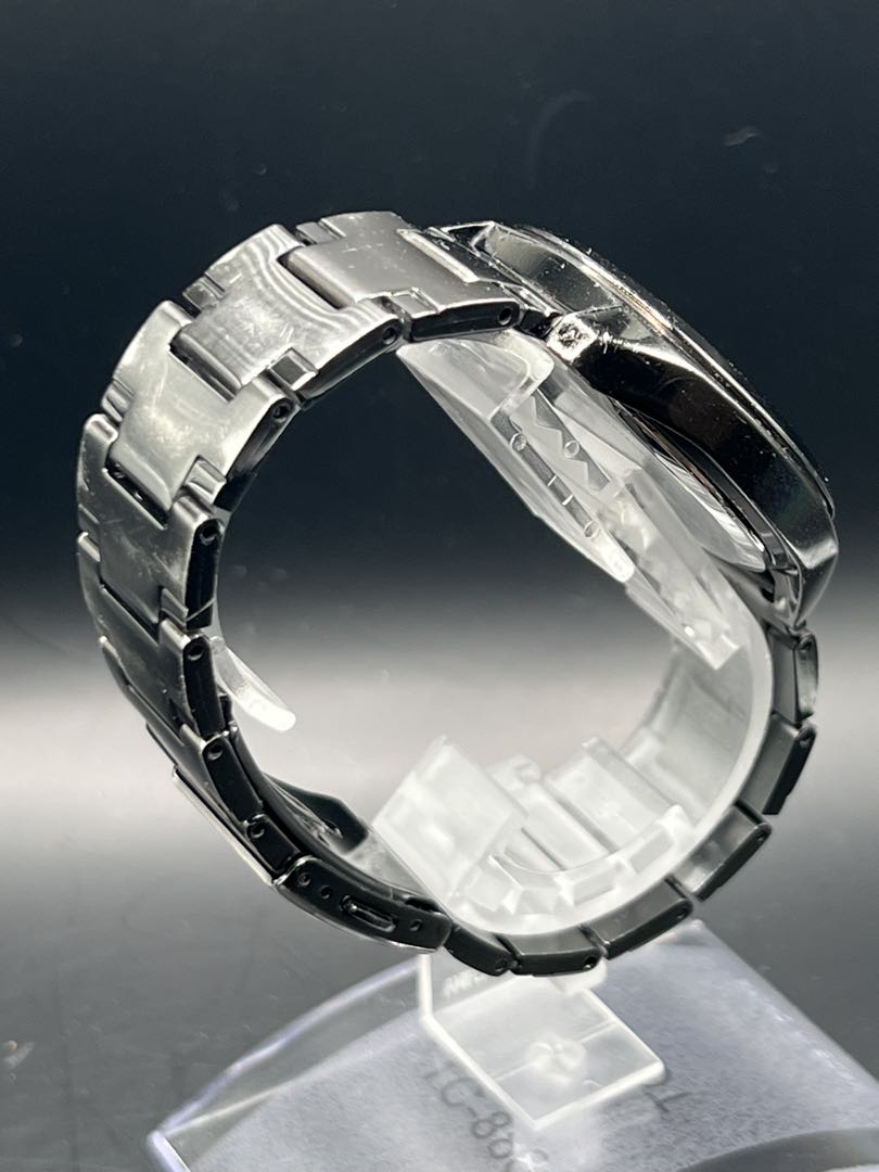 Michel Klein Analog Solar Men ミッシェル・クラン Chronograph Battery Replaced Menwatch