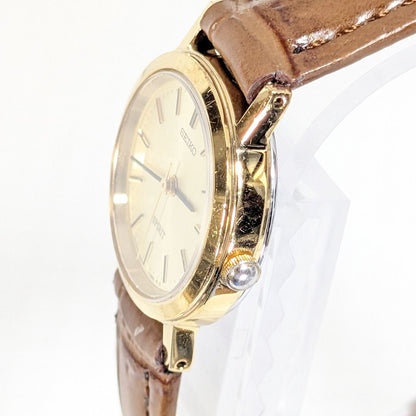 Seiko Spirit 4N21-0640 Analog Quartz Women Battery & Band Replaced Working Items-07