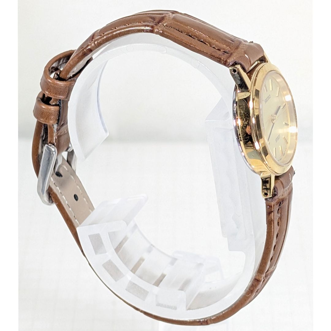 Seiko Spirit 4N21-0640 Analog Quartz Women Battery & Band Replaced Working Items-07