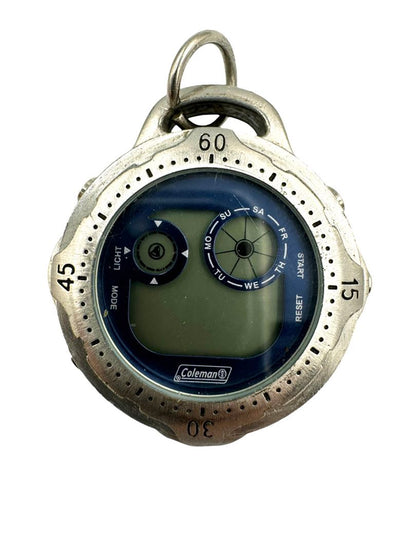 Coleman Analog Quartz Men Digital Pocket Watch For Parts