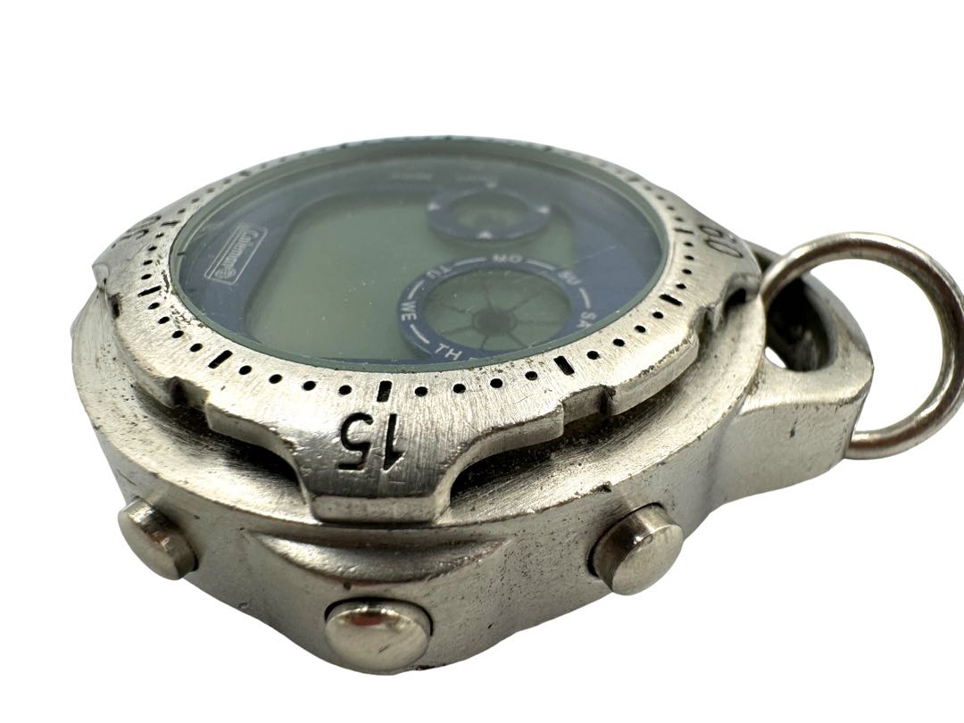 Coleman Analog Quartz Men Digital Pocket Watch For Parts